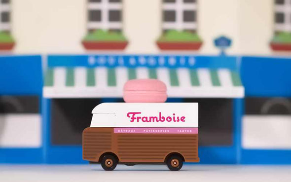 Candycar® Framboise Macaron Van | Jouets Candylab