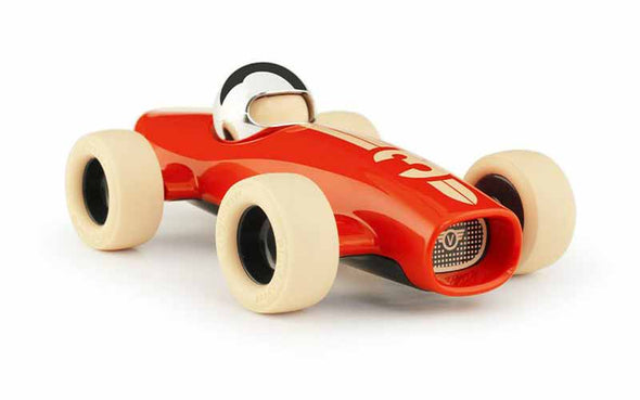 Spielzeugauto Playforever Malibu Benjamin Rennauto orange Vorderansicht