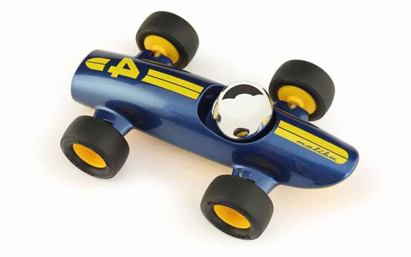 Spielzeugauto Playforever Malibu Lucas Rennauto blau gelb