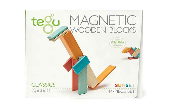 Tegu Magnetbausteine | 14 Holzbausteine