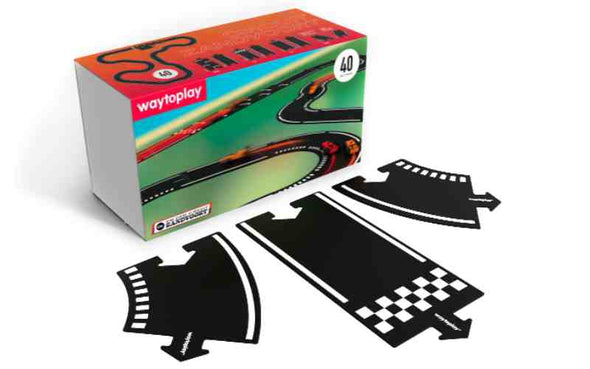 Waytoplay 40 Teile Zandvoort Racetrack | Spielstraße in Form der niederländischen Rennstrecke