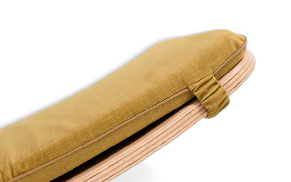 Wobbel XL Auflage Ocker-gelb | Deck Polster für Wobbel Balance Board XL
