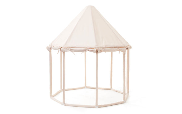 Zelt für das Kinderzimmer "Pavillon" in weiß von Kids Concept | Großes Kinderzelt für drinnen zum Kuscheln und als gemütliche Leseecke